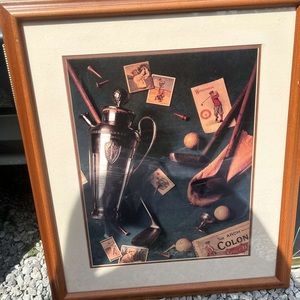 Artwork home decor “golf #3”